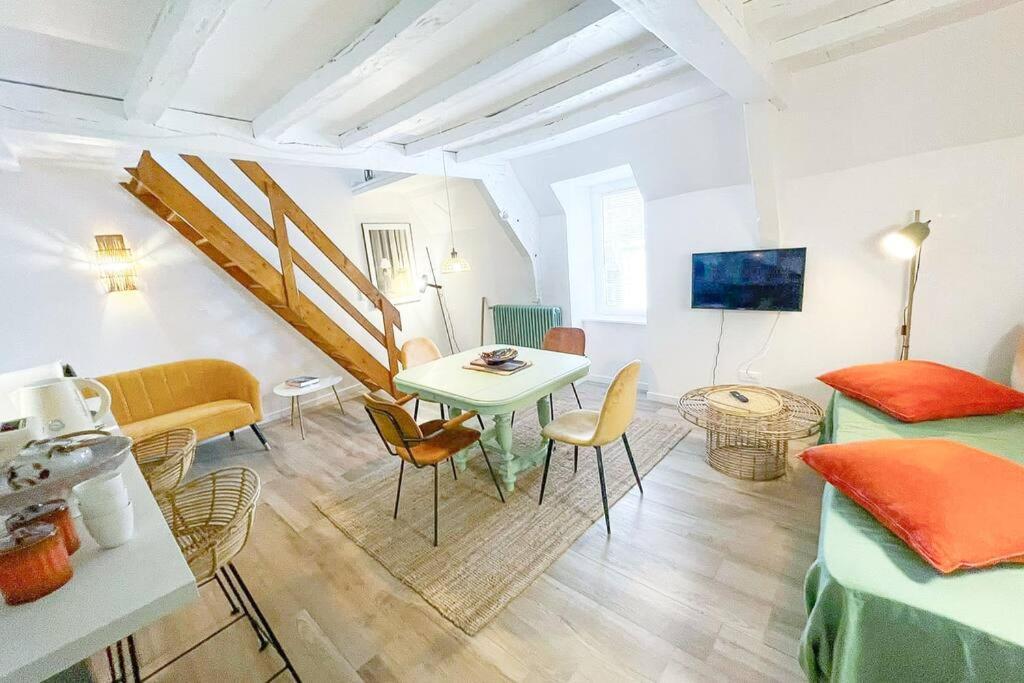 Appartement Moonrise - Plage 50M - Rue Gratuite サン・マロ エクステリア 写真